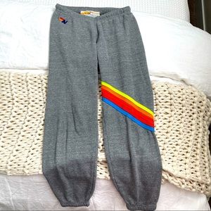 Aviator Nation Rainbow Stitch Sweatpant